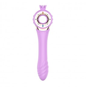 MIZZZEE Crown G-spot Vibrator (Chargeable - Purple)